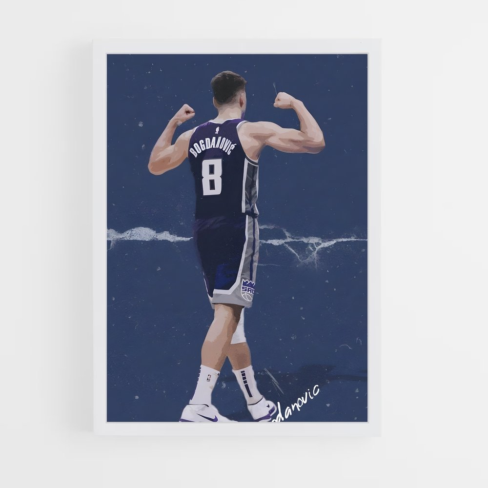 Poster L'Homme au Ballon – affiche Basketball (vue 3)
